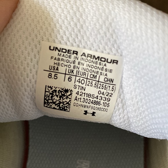 NWOT.  Under Armour Charged Impulse sneakers.  Size 8.5 - Picture 6 of 7